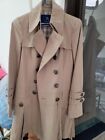 Burberry Blue Label Trench Coat Size 36 Beige Check Pattern Buttons From Japan