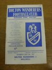 06/05/1967 Bolton Wanderers v Millwall  (number on front). Please find this item