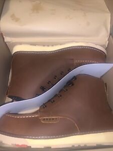 Brunt The Marin Work Boots Leather Brown Waterproof Comp Toe Size 12