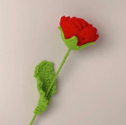 Crochet roses | Flower Knitted Rose Single Artificial