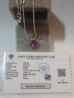 NATURAL EARTHMINED GEM TESTED TANZANITE 9.40 CT 925 S PENDANT 925 S. 18 IN CHAIN