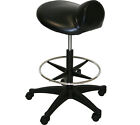 New InkBed Tattoo Black Footrest Saddle Seat Stool Chair Ink Bed Salon Equipment