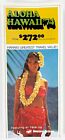 1974 Vintage Hawaii Travel Brochure Aloha Woman Lei Mahalo Moke United Airlines