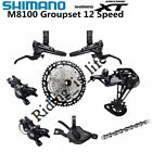 SHIMANO XT M8100 1x12 Speed MTB Groupset W/M8100 Braket Set RESIN-Ice Tech 5 Pcs