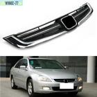 For Honda Accord 7th 2005- 2007 Front Upper Bumper Mesh Grill Grille Chrome New