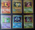 Vintage Pokemon Card Collection Lot Japanese Holo Rare (6 Total)