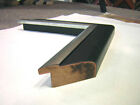 BLACK sliver wood Picture frame Moulding PHOTO frame 4 stick bundle of 18 feet
