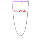 REAL Classic 925 Sterling Silver Chain Necklace SOLID SILVER 925 Jewelry Italy