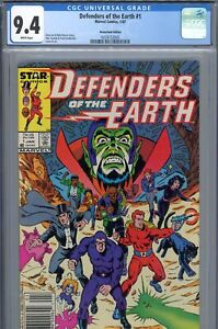 Defenders of the Earth #1 CGC GRADED 9.4 - NEWSSTAND EDITION - Stan Lee story