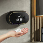 Automatic Liquid Foam Soap Touchless Dispenser Wall Mount Time Temperature 450ML