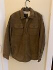 OVERLAND Courderoy Tan Jacket Mens SMALL.  Never Worn.