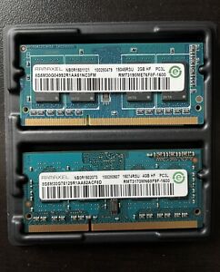 RAMAXEL 6GB (4GB + 2GB) DDR3L PC3L 12800 1600Mhz Low Voltage Laptop Ram
