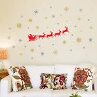New ListingSanta'S Sleigh Christmas Decorations Clearance for Home Indoor Wall Stickers Mer