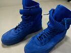 Nike Mens Shoes 8 Blue Air Force 1 High Special Field Game Royal Boots AF1 SF