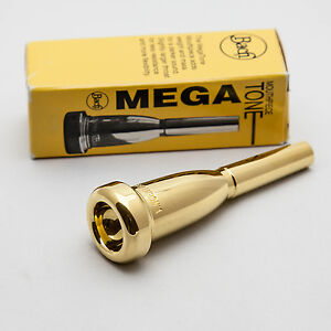 Bach Megatone 3C 24K Gold Trumpet Mouthpiece NEW!