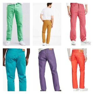 Levi's Men's 501 Denim Original Shrink to Fit Button Fly Jeans Many Colors Levis