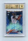 RONALD ACUNA 2018 Topps Chrome Rookie Blue /150 Refractor BGS 9.5 / 10 auto