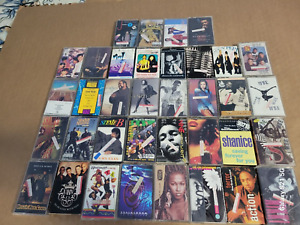 36 Soul & Hip-Hop Rap Cassettes Ex. Cond.