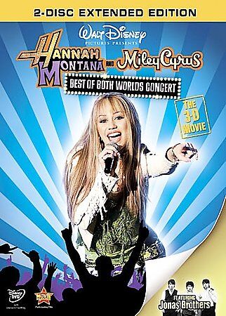 Hannah Montana & Miley Cyrus: Best of Both Worlds Concert (DVD, 2008, 2-Disc ...