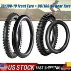 70/100-19 & 90/100-16 Front+Rear Tires Tubes Tyre For TTR125 CRF150 XR100 KX100
