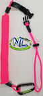 Kayak Fishing Rod Tether Leash w/ quick disconnect Neverlost Gear Neon Pink