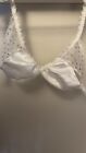 Vintage Satin “Darling” Sheer Bra White Small Never Worn With Tags 1970’s