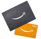 AMAZON GIFT CARD PHYSICAL GIFT CARD IN BLACK MINI ENVELOPE $100