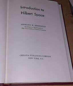 AMS Chelsea Publishing Ser.: Introduction to Hilbert Space (1999, Hardcover)