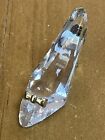 Swarovski Crystal Mini Cinderella Glass Slipper 1 Inch with Gold Plating