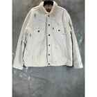 Levi's Men's White Vintage Relaxed Fit Sherpa Button-Up Trucker Jacket SZ XL