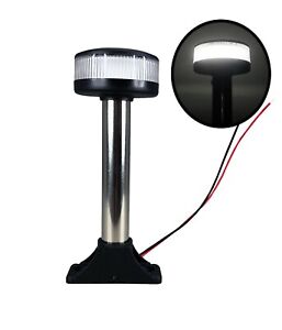 Pactrade Marine Boat LED All Round Anchor Navigation Light SS Pole 6