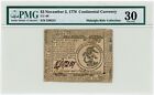New Listing1776 $3 Continental Currency PMG VERY FINE 30
