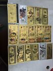 Lot of 16 Assorted 24K Gold & Silver Foil