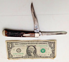 vintage Kabar 1030 USA 2 Blade Folding Knife