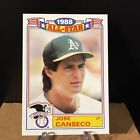 1989 Topps Baseball 1988 All Star Commemorative # 6 Jose Canseco