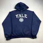 Yale University Hoodie Sweatshirt Adult Medium Navy Blue Champion Ivy League