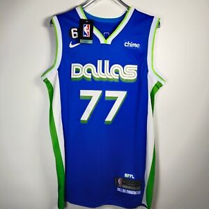 Luka Doncic Embroidery #77 Jersey, New with Tags, Blue