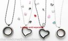 5pc Wholesale Lot Of Floating Charms For Glass Memory Locket Necklace