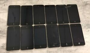 *LOT OF 12 APPLE IPOD TOUCH 4TH GENERATION MODEL A1367 8GB (BLACK) AS IS