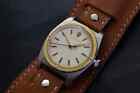 RARE ROLEX OVETTO BUBBLEBACK OYSTER PERPETUAL GOLD BEZEL VINTAGE 40's REF. 3372