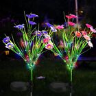 1PC Solar Garden Light Outdoor Waterproof LED Flower Stake Lamp Yard Patio Decor