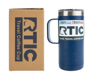 RTIC 16oz Coffee Cup New Style Tumbler w/ New 2019 Twist on Splash Prood Lid