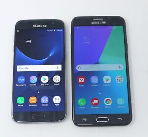 New ListingLot of 2 Working Samsung Galaxy S7 / Galaxy J7 32GB Smartphones