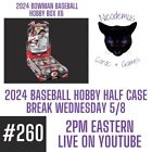 New York Yankees 2024 Bowman Baseball Hobby 1/2 Case Break#260
