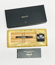 New ListingVintage Pelikan Souveran M400 Gift Set Black & Green Fountain Pen M 14k Nib