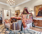 Designer SHERRY KLINE 8 pc KING BEDDING Comforter Set Red & Gold Fit for Royalty