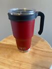 Yeti 30oz Rambler Tumbler with MagSlider Lid and Handle - Red