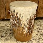 Authentic HANDCRAFTED African  TRIBAL Drum/Bongo W/PEA INSIDE! SUPER NICE PIECE