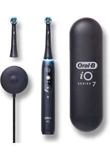 Oral-B iO Series 7 Electric Toothbrush with 2 Brush Heads Black Onyx