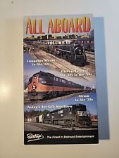 All Aboard Series Volume II (VHS) TRAINS Canadian steam engine ILLINOIS Thomas